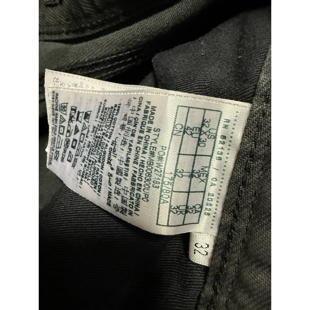 GUESS‎ Men's Lincoln Slim Straight Black Jeans W30 Denim Casual